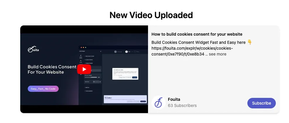 Youtube Gallery Fouita Widgets