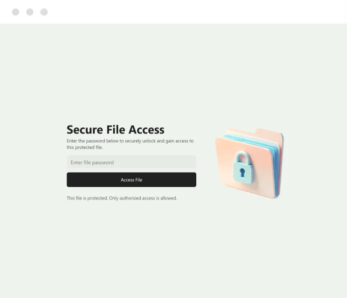 Password Protection File
