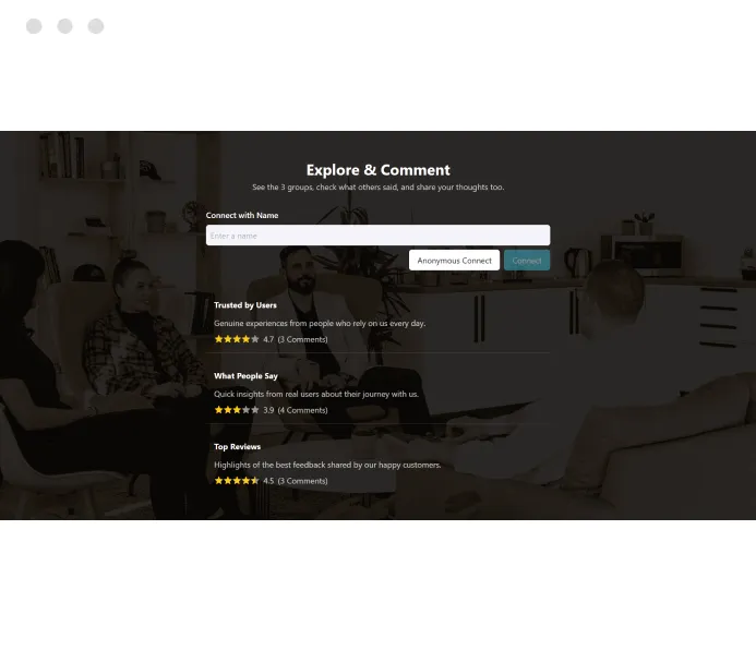 Comment Box