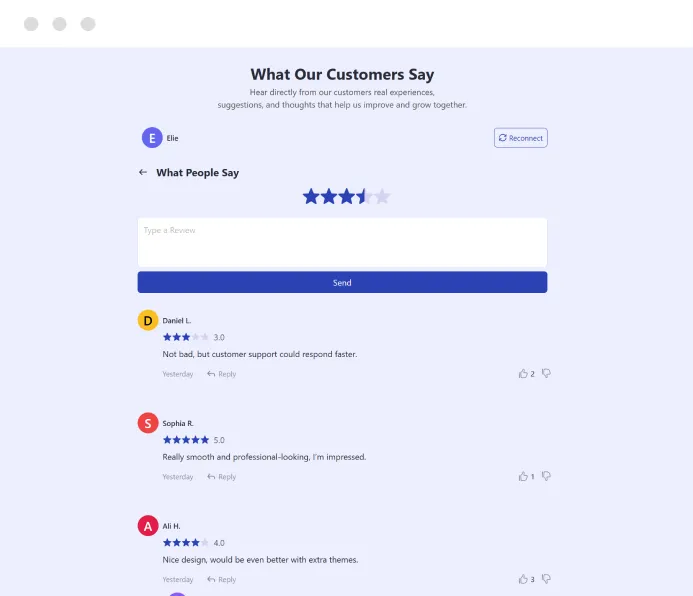 Comments Widget